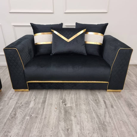 Luxury-2_3-Black-Velvet-Sofa-With-Gold-Detailing-With-Cushions