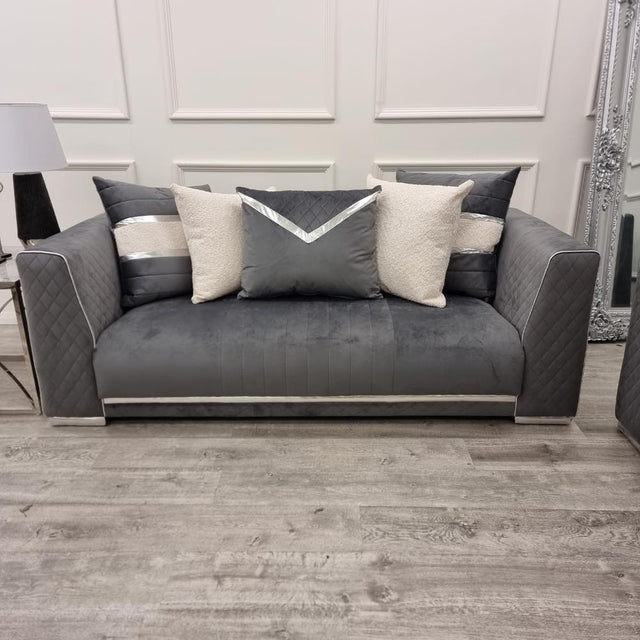 Luxury-2_3-grey-Velvet-Sofa-With-Chrome-Detailing-With-Cushions