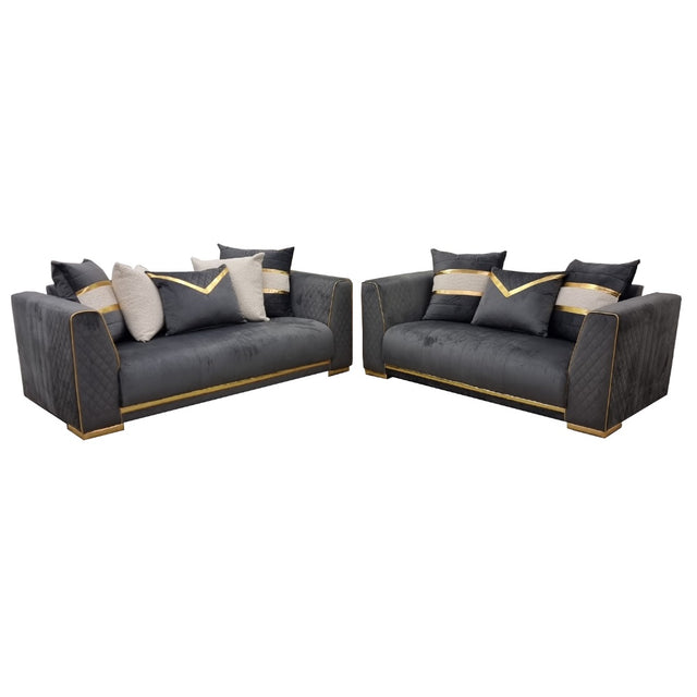 Luxury-2_3-grey-Velvet-Sofa-With-Gold-Detailing-With-Cushions