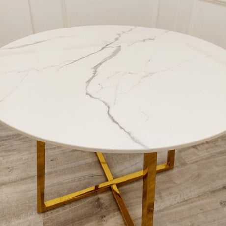 Luxury-4-Seater-White-Round-Marble-Dining-Table-90cm