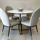 Luxury-4-Seater-White-Round-Marble-Dining-Table-90cm