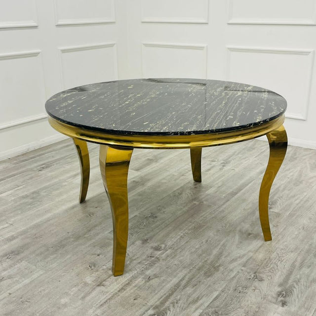 Luxury-6-Seater-Round-Black-and-Gold-Marble-Dining-Table-130cm-Gold-Base