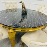 Luxury-6-Seater-Round-Black-and-Gold-Marble-Dining-Table-130cm-Gold-Base