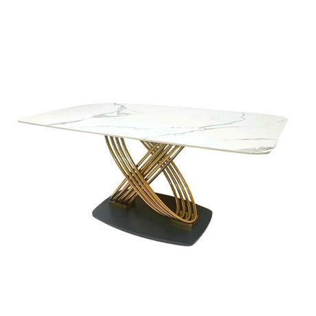 Luxury-8-Seater-White-Rectangular-Sintered-Stone-Dining-Table-Ceramic-Top-180cm-With-Gold-Rings-Base