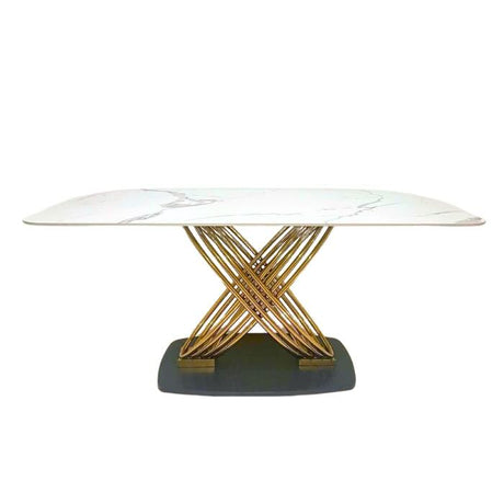 Luxury-8-Seater-White-Rectangular-Sintered-Stone-Dining-Table-Ceramic-Top-180cm-With-Gold-Rings-Base