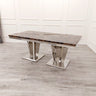 Luxury-8-seater-brown-marble-dining-table-rectangular-marble-top-stainless-steel-base-180cm