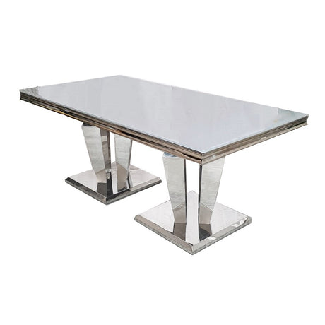 Luxury-8-seater-grey-glass-dining-table-rectangular-glass-top-stainless-steel-base-180cm