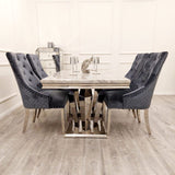 Luxury-8-seater-marble-dining-table-rectangular-grey-marble-top-stainless-steel-base-180cm