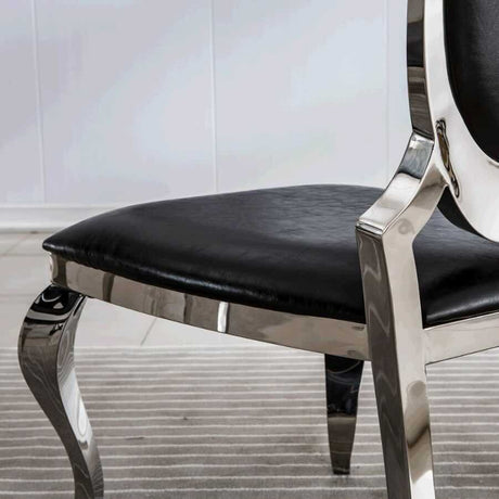 Luxury-Black-Faux-Leather-Dining-Chair-With-Floating-Back-_-Stainless-Steel-Frame-Curved-Legs-Set-of-2