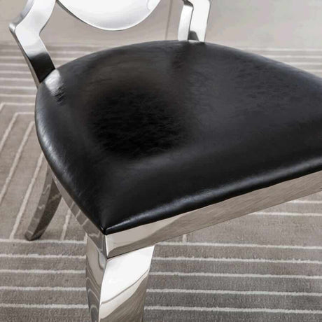 Luxury-Black-Faux-Leather-Dining-Chair-With-Floating-Back-_-Stainless-Steel-Frame-Curved-Legs-Set-of-2