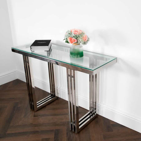 Luxury-Glass-Rectangular-Console-Hallway-Table-With-Metao-Striated-Base-120cm