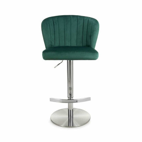 Luxury-Green-Velvet-Adjustable-Bar-Stool-With-Vertical-Stitching-_-Brushed-Stainless-Steel-Base