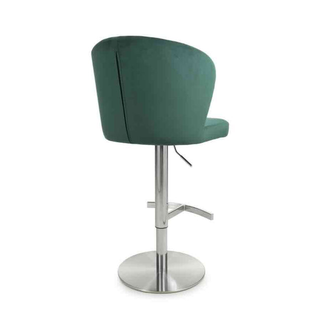 Luxury-Green-Velvet-Adjustable-Bar-Stool-With-Vertical-Stitching-_-Brushed-Stainless-Steel-Base