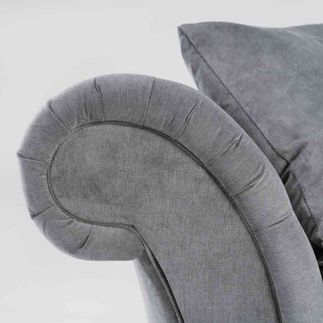 Luxury-Grey-Fabric-2-Seater-Standard-Sofa-With-Deep-Buttoned-Armrests-Wood-Legs-210cm