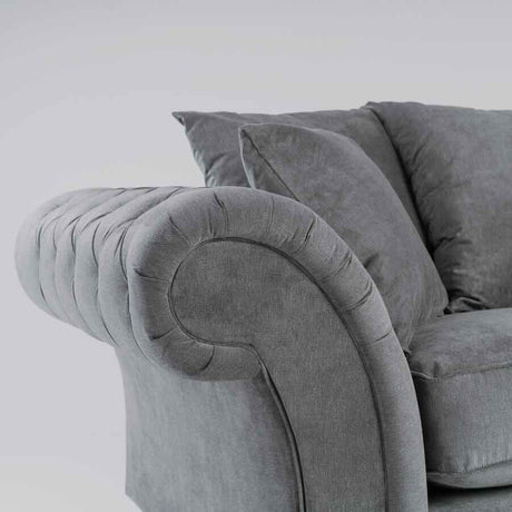 Luxury-Grey-Fabric-3-Seater-Standard-Sofa-With-Deep-Buttoned-Armrests-Wood-Legs-240cm