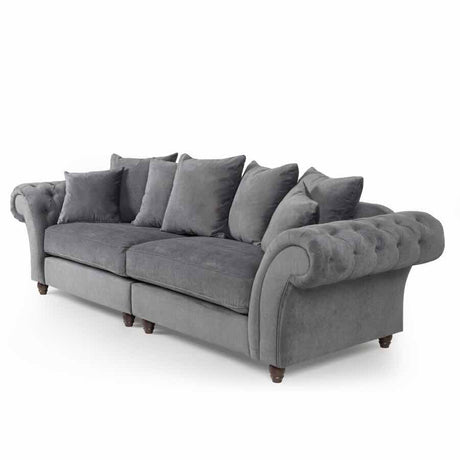 Luxury-Grey-Fabric-3-Seater-Standard-Sofa-With-Deep-Buttoned-Armrests-Wood-Legs-240cm