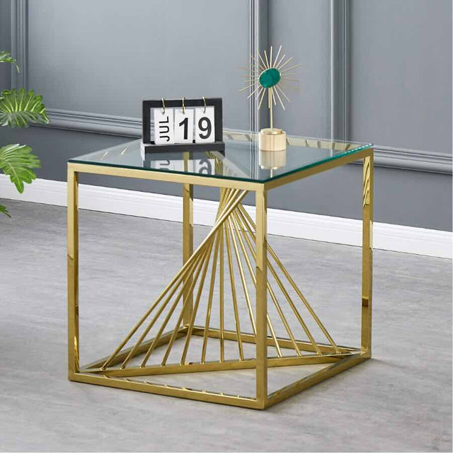 Luxury-Modern-Square-Glass-Side-Table-With-Unique-Spiral-Gold-Base-50cm