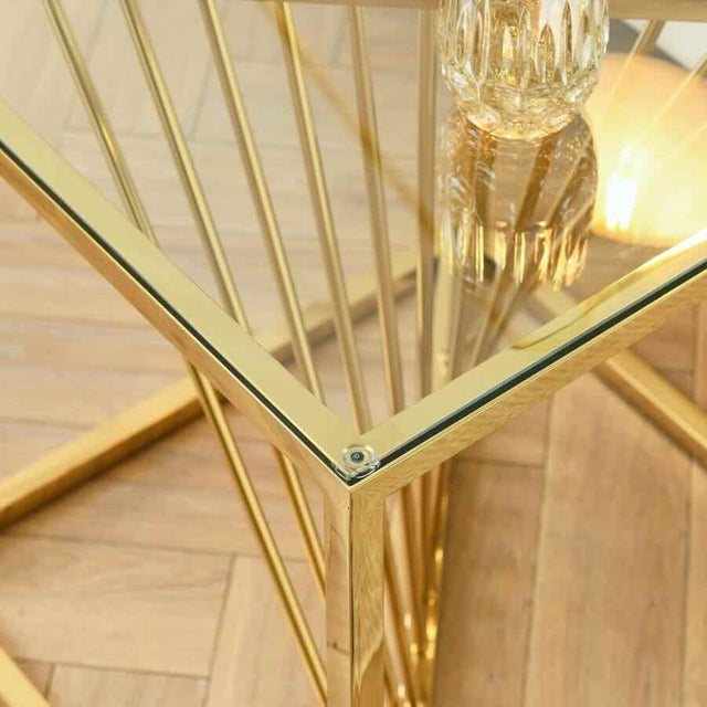 Luxury-Modern-Square-Glass-Side-Table-With-Unique-Spiral-Gold-Base-50cm