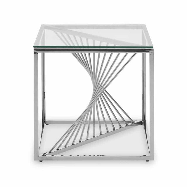 Luxury-Modern-Square-Glass-Side-Table-With-Unique-Spiral-Metal-Base-50cm