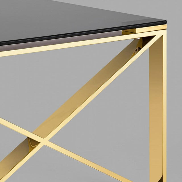 Luxury-Rectangular-Black-Glass-Coffee-Table-Gold-X-Style-Base-100cm