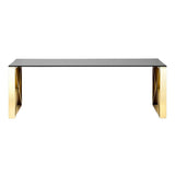 Luxury-Rectangular-Black-Glass-Coffee-Table-Gold-X-Style-Base-100cm