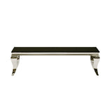 Luxury-Rectangular-Black-Glass-Coffee-Table-Metal-Curved-Legs-130cm