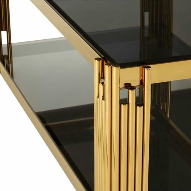 Luxury-Rectangular-Black-Glass-Coffee-Table-With-Unique-Gold-Metal-Base-100cm