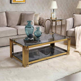 Luxury-Rectangular-Black-Glass-Coffee-Table-With-Unique-Gold-Metal-Base-100cm