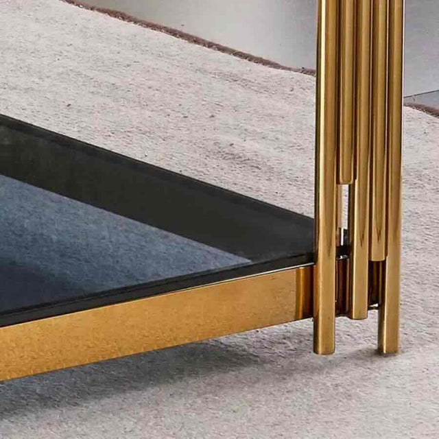 Luxury-Rectangular-Black-Glass-Coffee-Table-With-Unique-Gold-Metal-Base-100cm