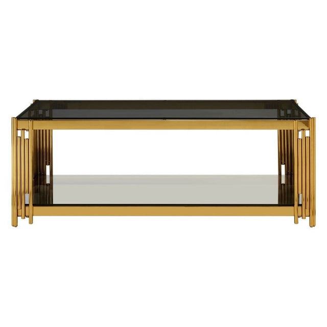 Luxury-Rectangular-Black-Glass-Coffee-Table-With-Unique-Gold-Metal-Base-100cm