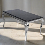 Luxury-Rectangular-Black-Marble-Coffee-Table-Metal-Curved-Legs-130cm