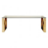 Luxury-Rectangular-Glass-Coffee-Table-Gold-X-Style-Base-100cm