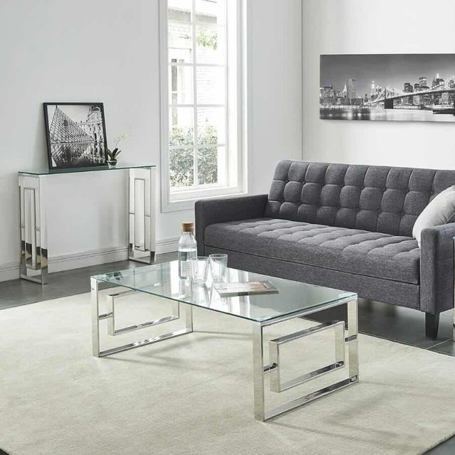 Luxury-Rectangular-Glass-Coffee-Table-With-Geometric-Metal-Base-100cm