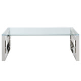 Luxury-Rectangular-Glass-Coffee-Table-With-Geometric-Metal-Base-100cm