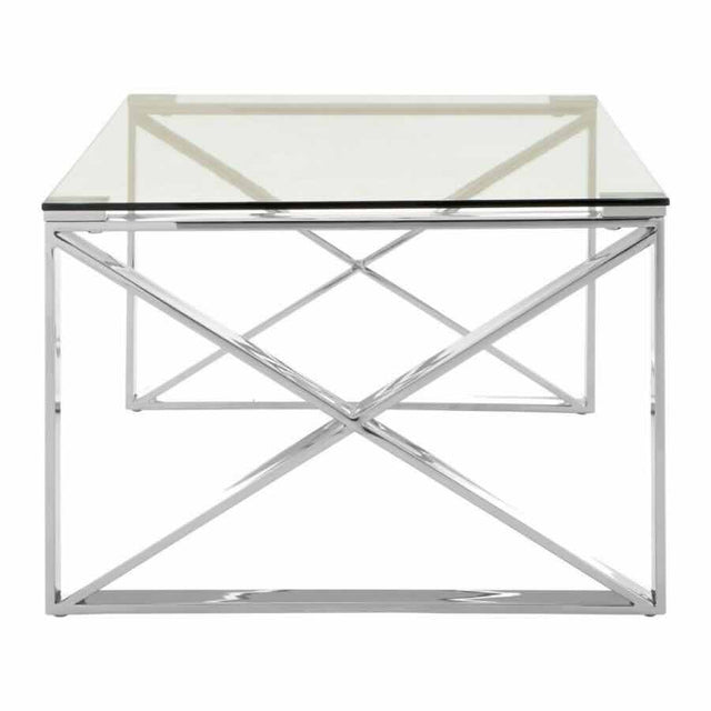 Luxury-Rectangular-Glass-Coffee-Table-With-Metal-X-Style-Base-100cm