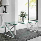 Luxury-Rectangular-Glass-Coffee-Table-With-Metal-X-Style-Base-100cm