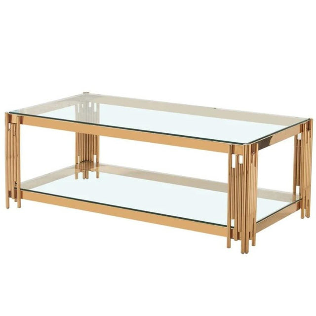 Luxury-Rectangular-Glass-Coffee-Table-With-Unique-Gold-Metal-Base-100cm