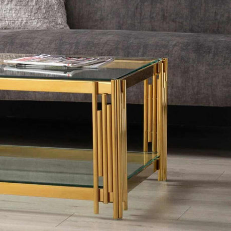 Luxury-Rectangular-Glass-Coffee-Table-With-Unique-Gold-Metal-Base-100cm