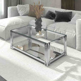 Luxury-Rectangular-Glass-Coffee-Table-With-Unique-Metal-Base-100cm