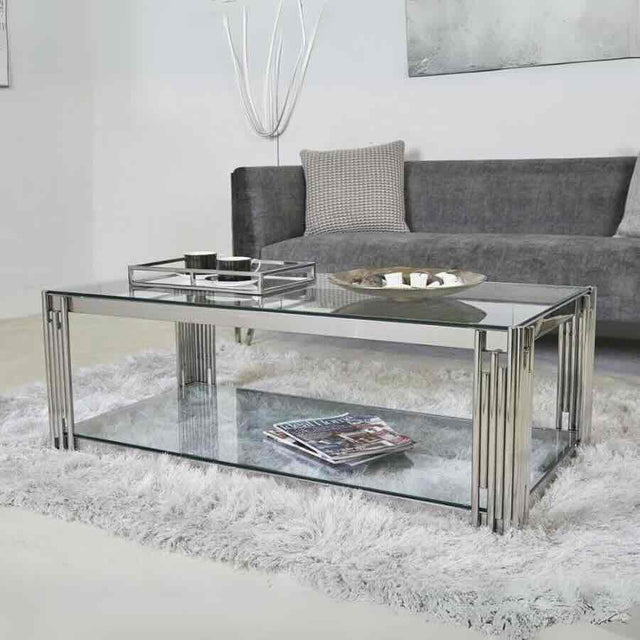 Luxury-Rectangular-Glass-Coffee-Table-With-Unique-Metal-Base-100cm