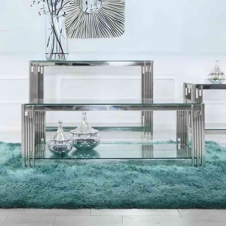 Luxury-Rectangular-Glass-Coffee-Table-With-Unique-Metal-Base-100cm