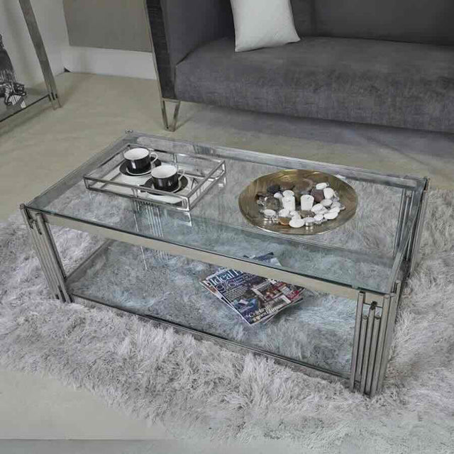 Luxury-Rectangular-Glass-Coffee-Table-With-Unique-Metal-Base-100cm