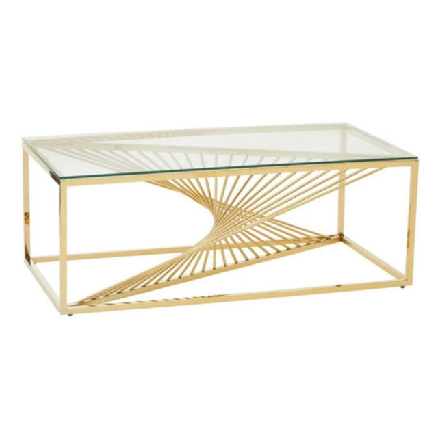 Luxury-Rectangular-Glass-Top-Coffee-Table-With-Gold-Twisted-Style-Base-100cm