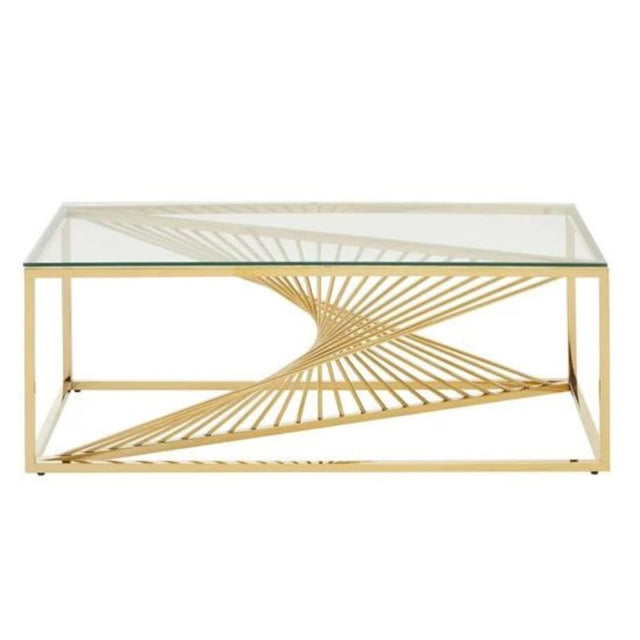 Luxury-Rectangular-Glass-Top-Coffee-Table-With-Gold-Twisted-Style-Base-100cm