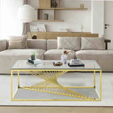 Luxury-Rectangular-Glass-Top-Coffee-Table-With-Gold-Twisted-Style-Base-100cm