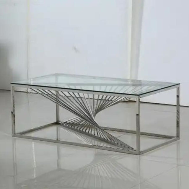 Luxury-Rectangular-Glass-Top-Coffee-Table-With-Metal-Twisted-Style-Base-100cm