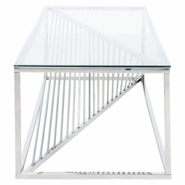 Luxury-Rectangular-Glass-Top-Coffee-Table-With-Metal-Twisted-Style-Base-100cm