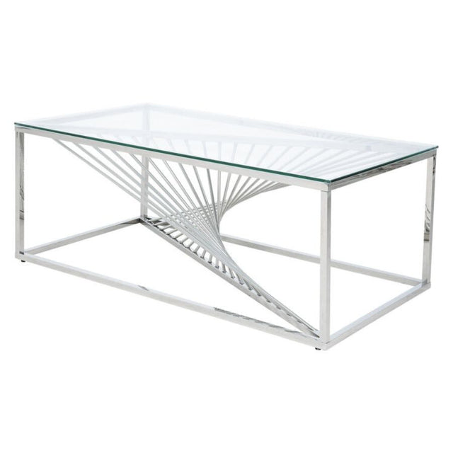 Luxury-Rectangular-Glass-Top-Coffee-Table-With-Metal-Twisted-Style-Base-100cm