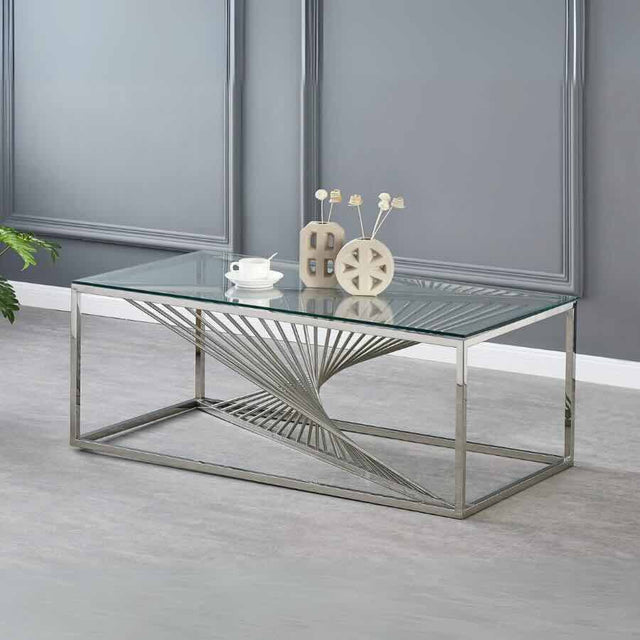 Luxury-Rectangular-Glass-Top-Coffee-Table-With-Metal-Twisted-Style-Base-100cm