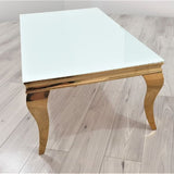 Luxury-Rectangular-White-Glass-Coffee-Table-Gold-Curved-Legs-130cm